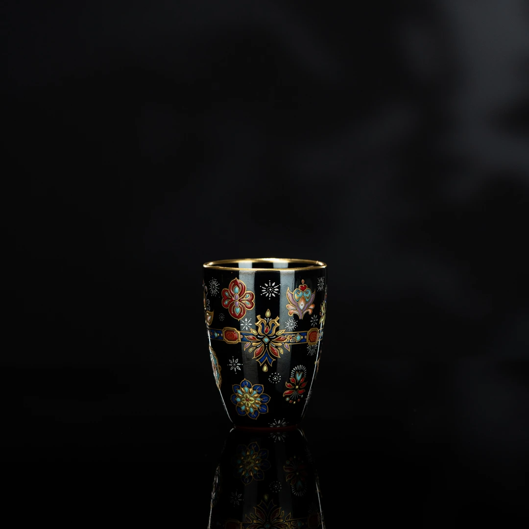 【珽珽溯源】溢珍堂 唐风皮球花闻香杯 75cc 瓷器茶周边