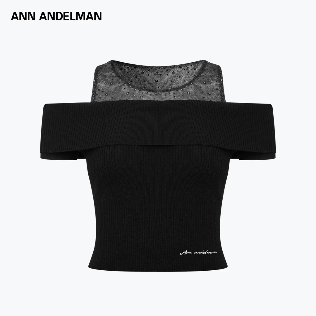 ANN ANDELMAN26早春 收腰喇叭针织衫内衣无袖薄款套头毛针织衫