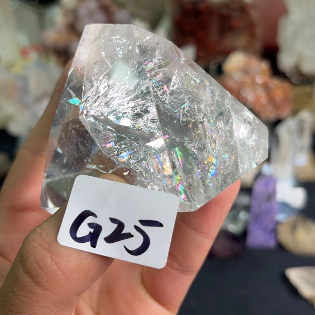 水晶天然水晶家居摆件未镶嵌幸**贝