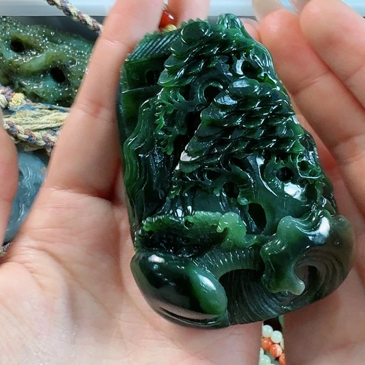 和田玉把件未镶嵌