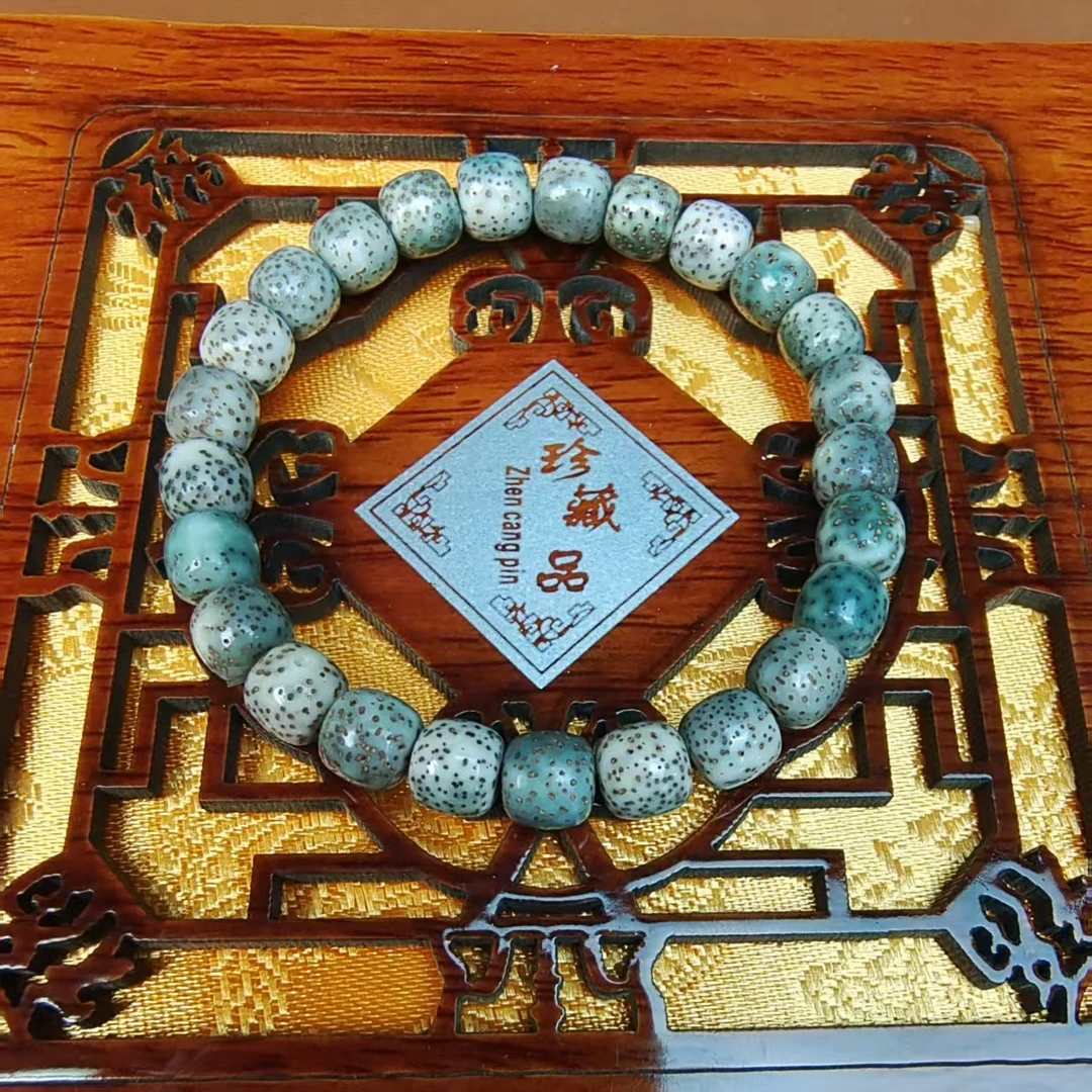 绿飘花星月菩提手串-LQ758