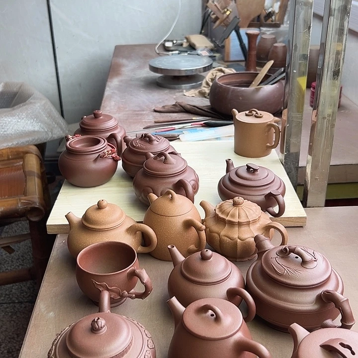 旅***行茶壶紫砂福袋福利壶半手工制作