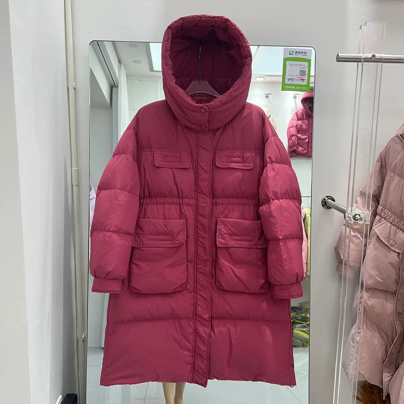 2025白鸭绒休闲大口袋冬季长款休闲时尚 21501款