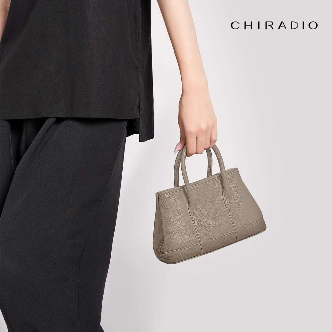 女包2025年新款潮款轻奢女士百搭手提包荔枝纹菜篮子小众高级礼物