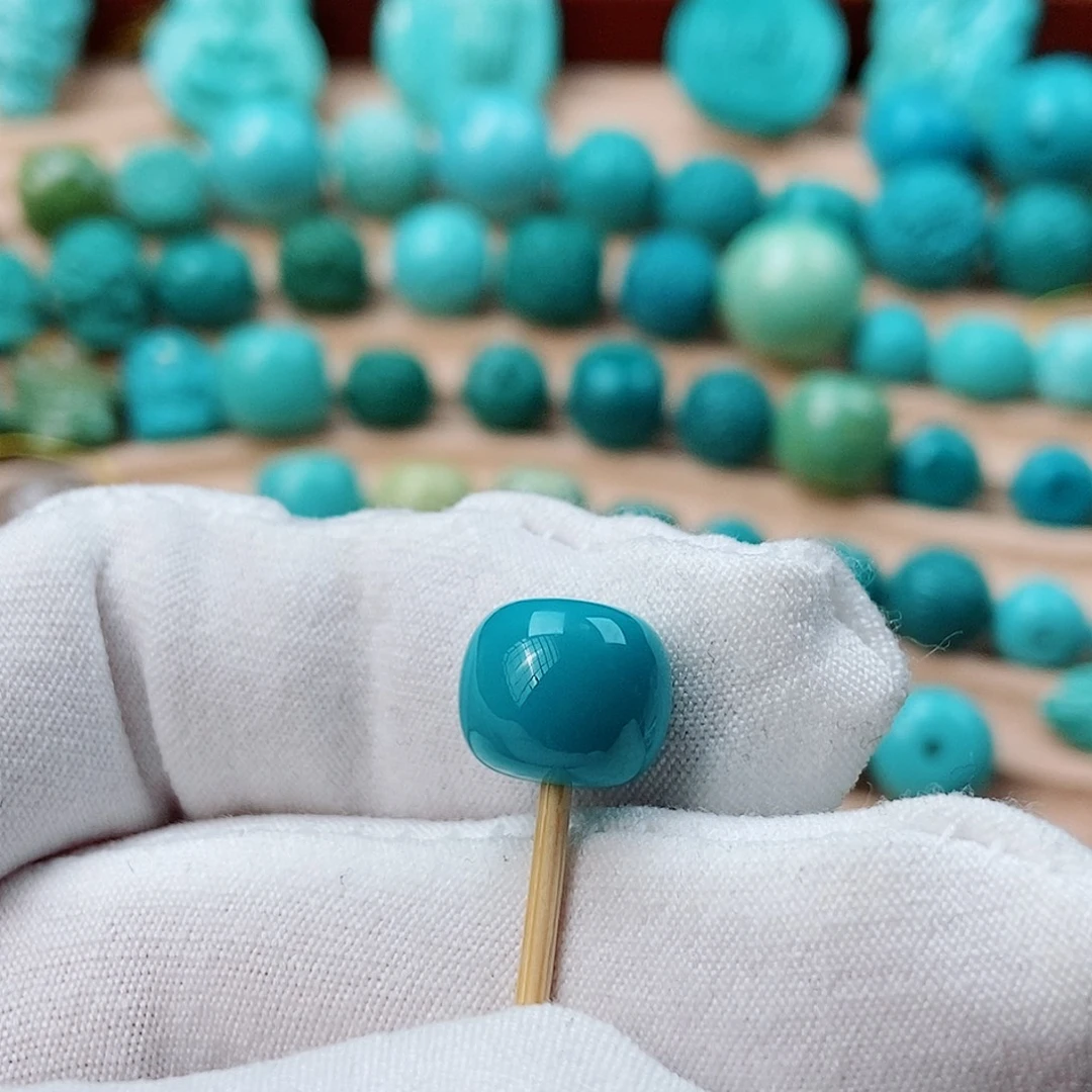 绿松石未镶嵌珠宝半成品卡10.6