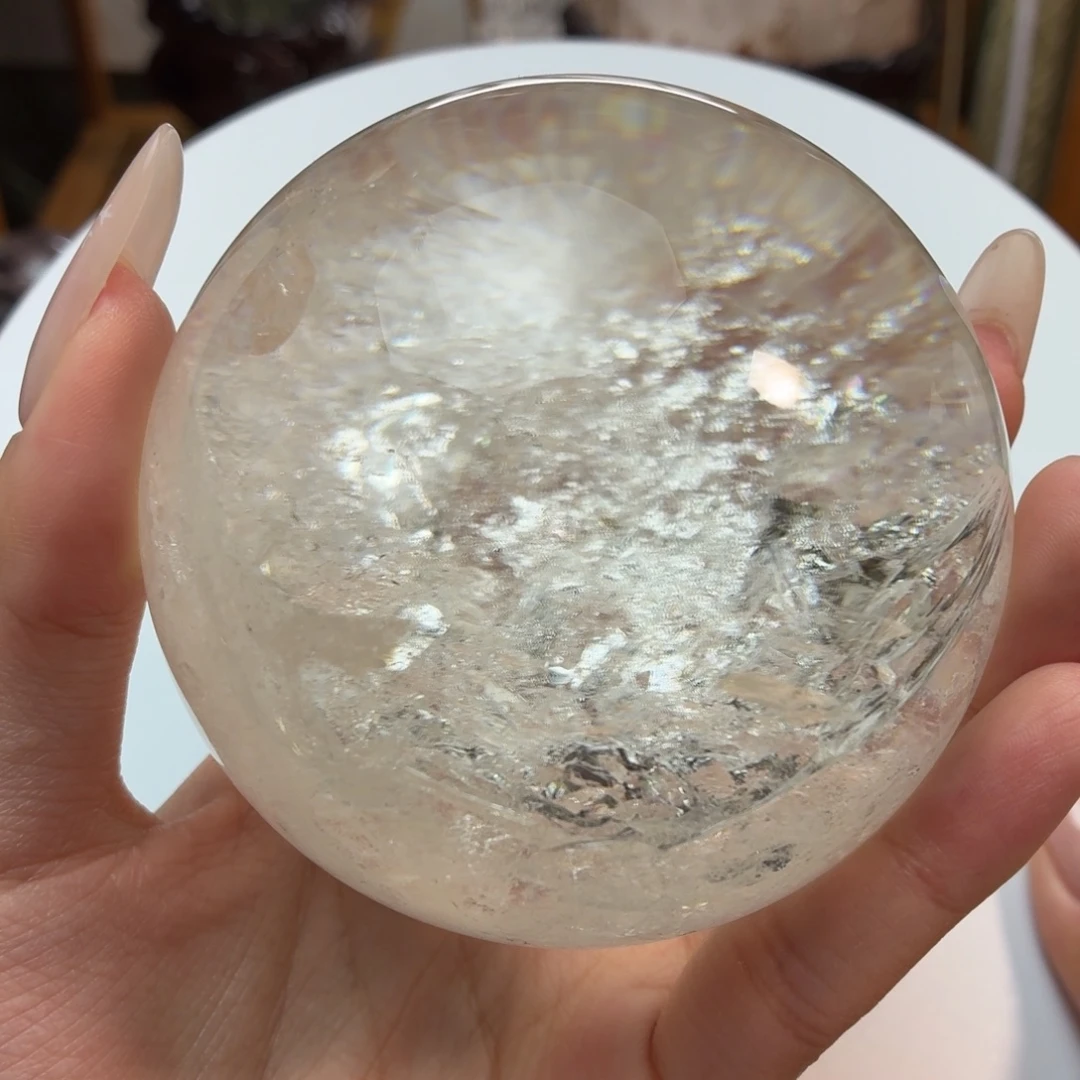 S***q珠宝半成品水晶未镶嵌80.6mm