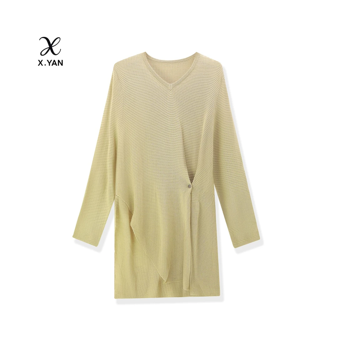 068Q女针织长袖针织衫百搭打底衫休闲女装z3037