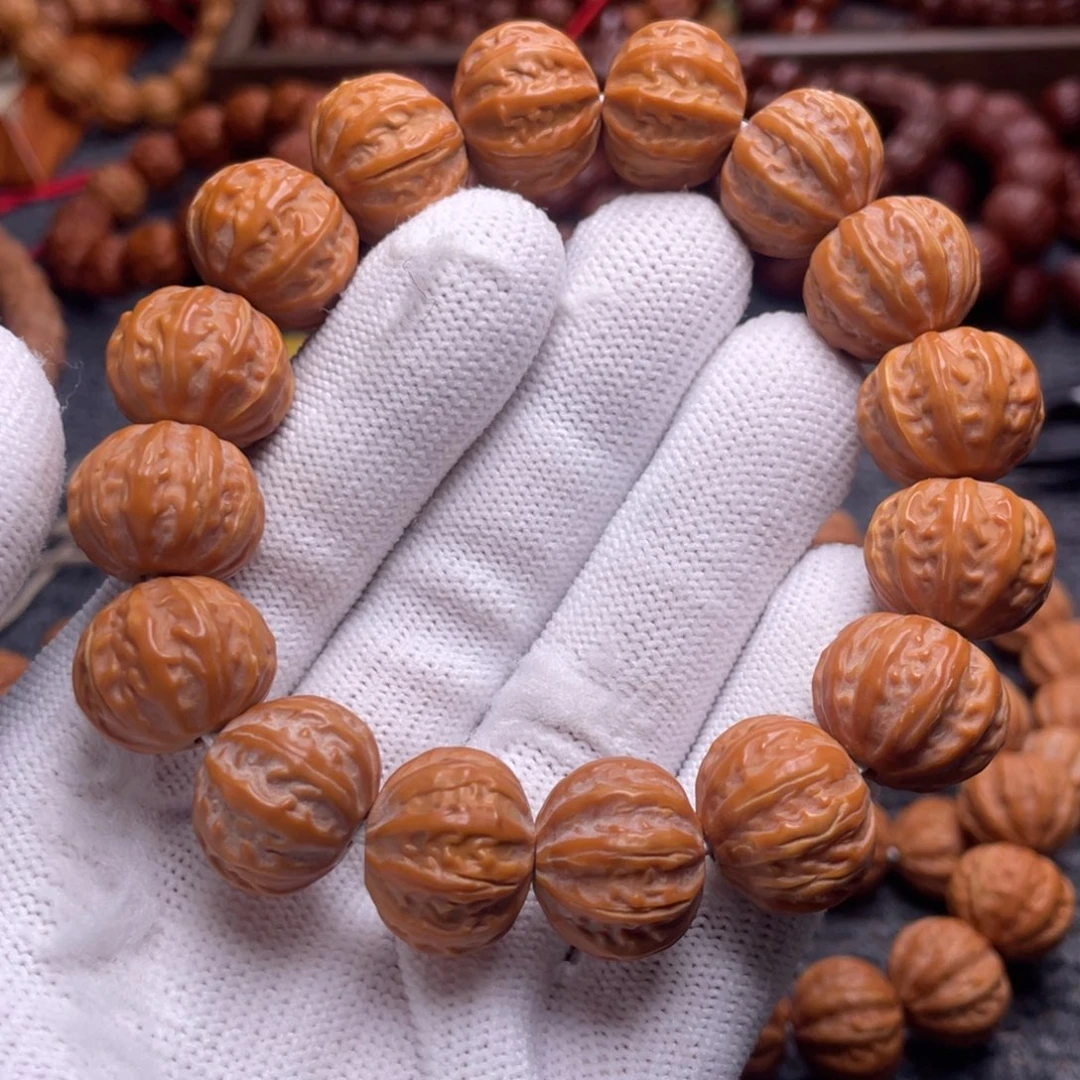 猴头核桃手串17左右京八棱