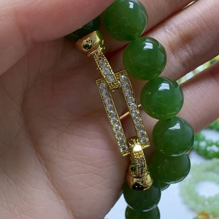 和田玉未镶嵌手链