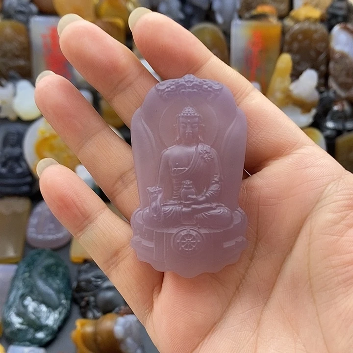 君***羊玛瑙/玉髓未镶嵌颈饰