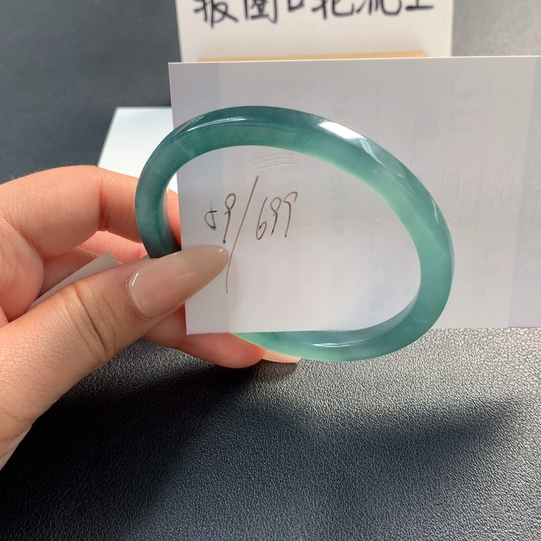 翡翠未镶嵌手镯天然翡翠