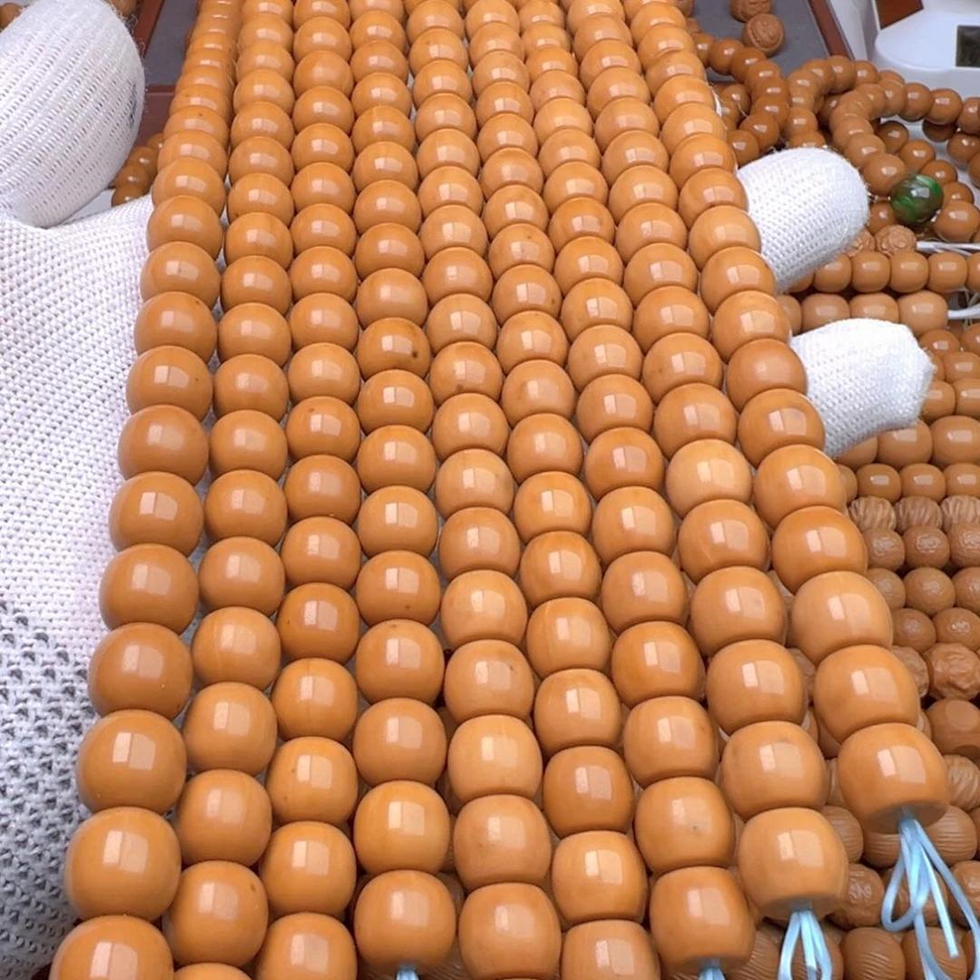 猴头核桃手串黑点油点瑕疵款