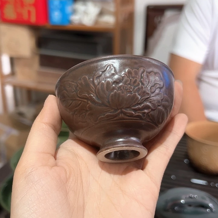 龙泉云间青瓷小米茶器