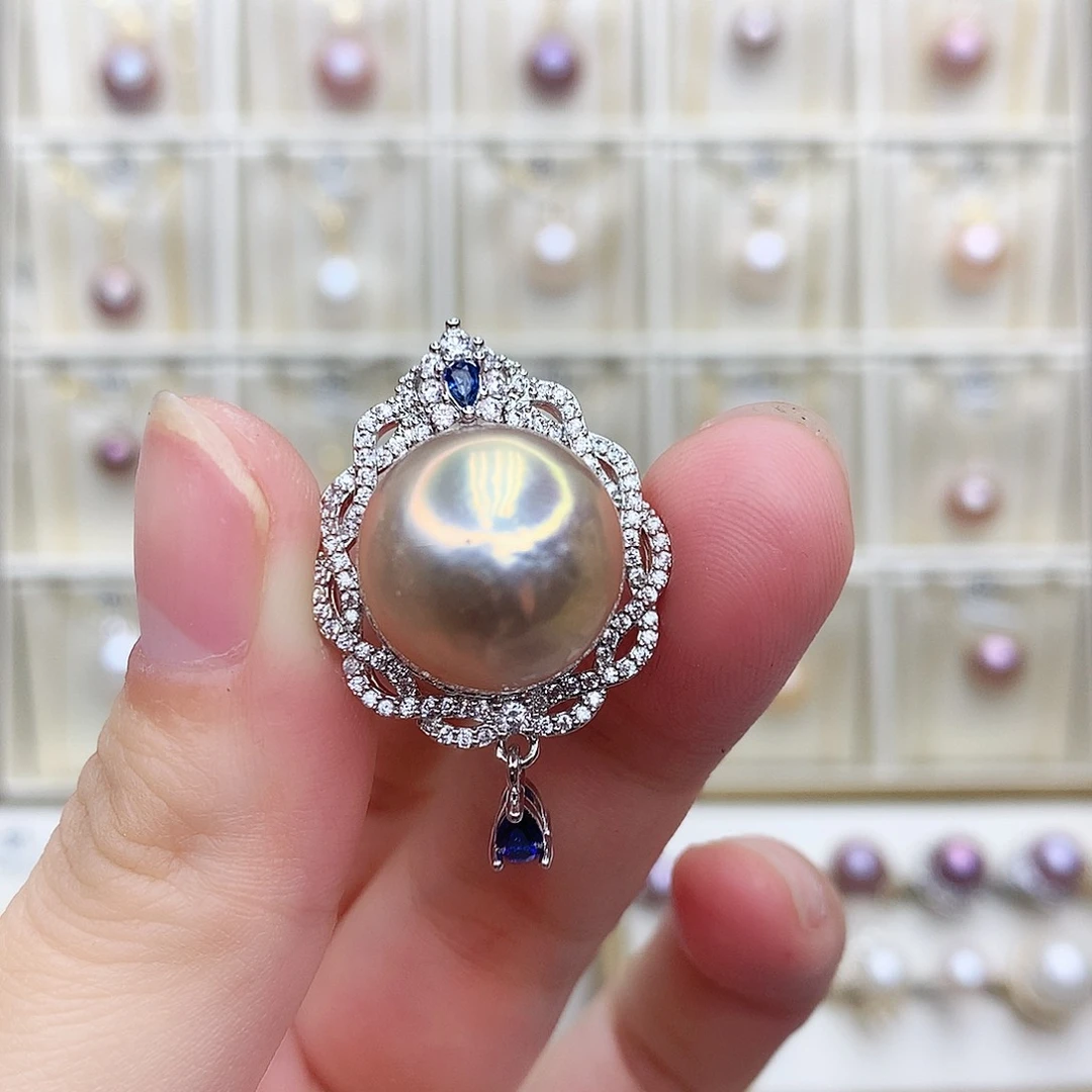 淡水珍珠颈饰合金