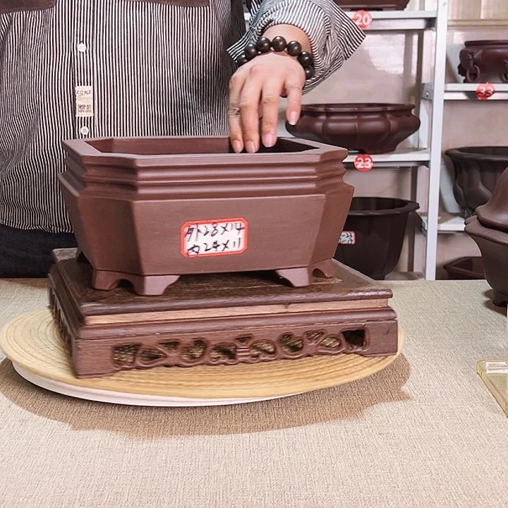 紫砂花盆紫砂花盆