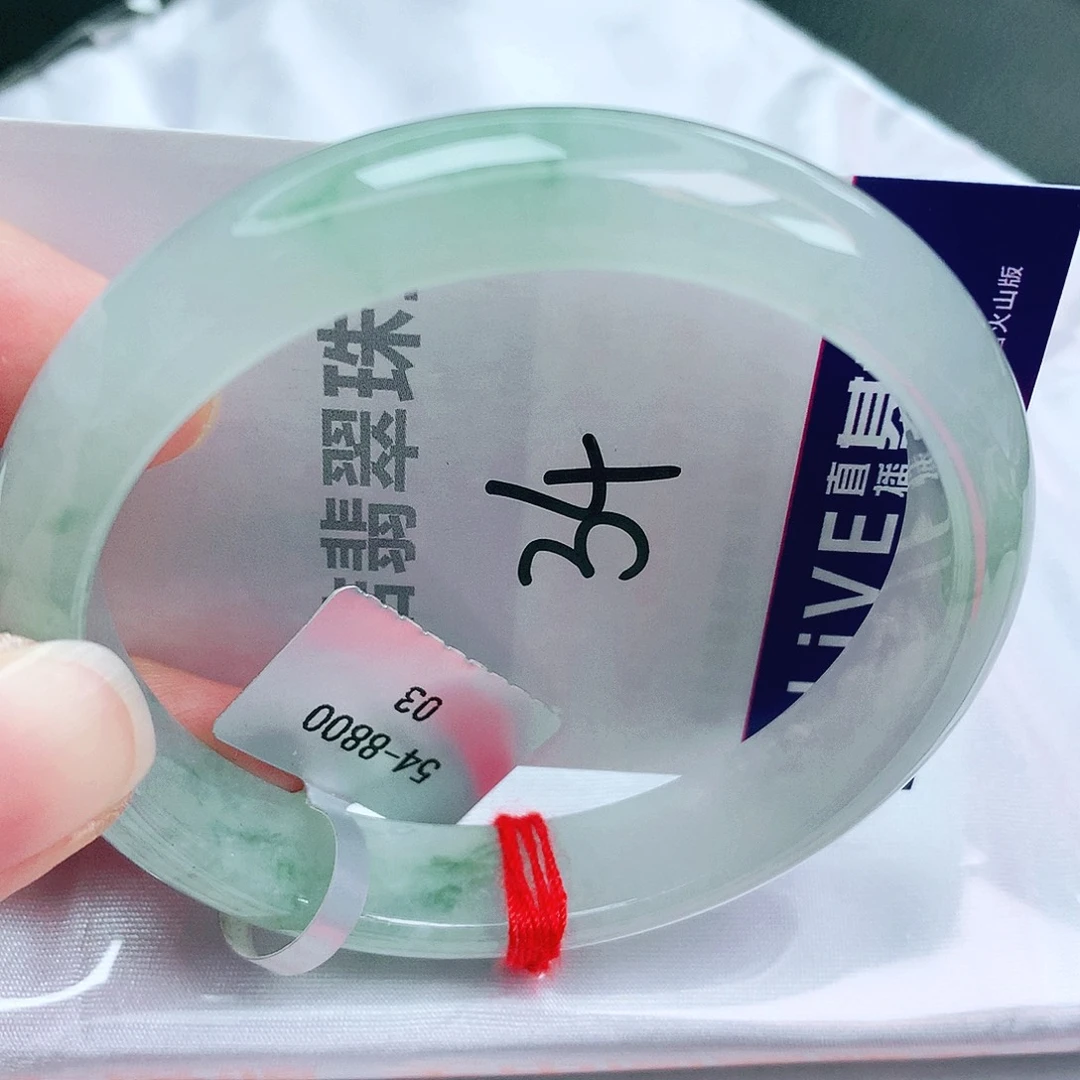 翡翠未镶嵌手镯缅甸天然A货翡翠手镯