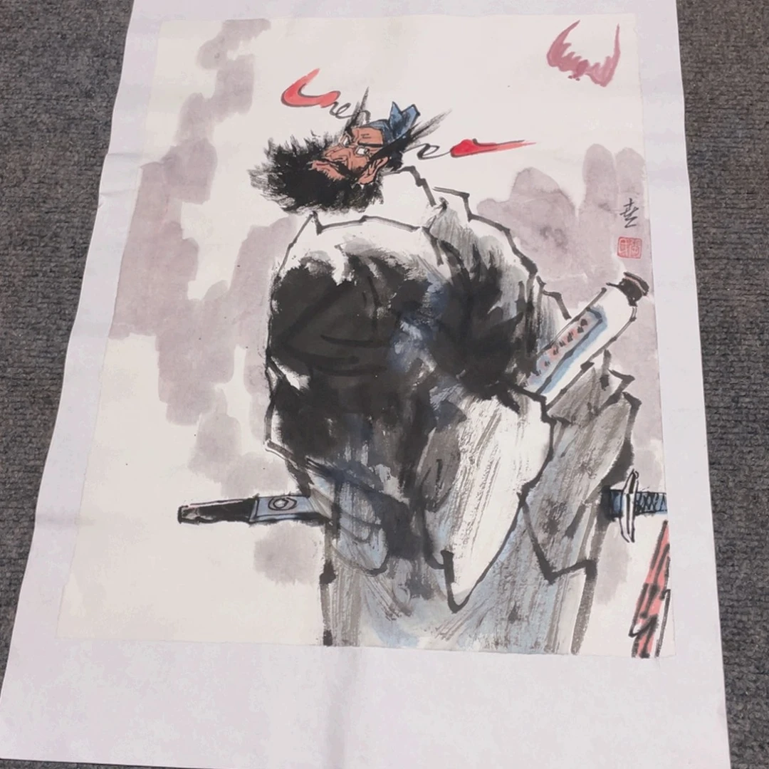 国画1.4平尺纯手绘国画作品