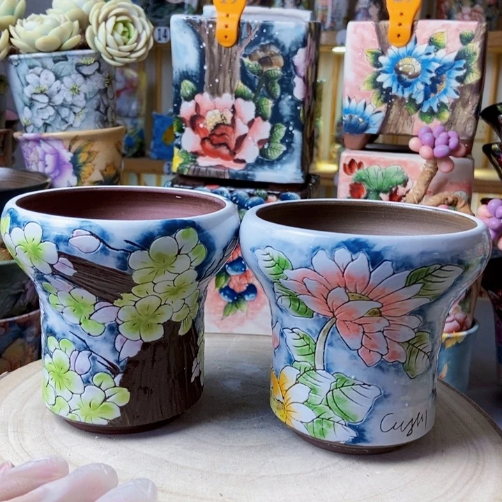 景德镇艺术手绘作品