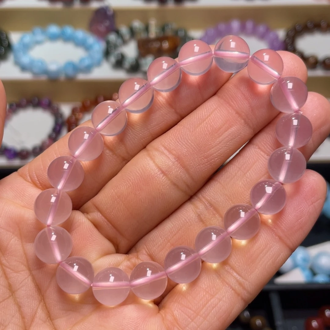 水晶手链未镶嵌粉水晶