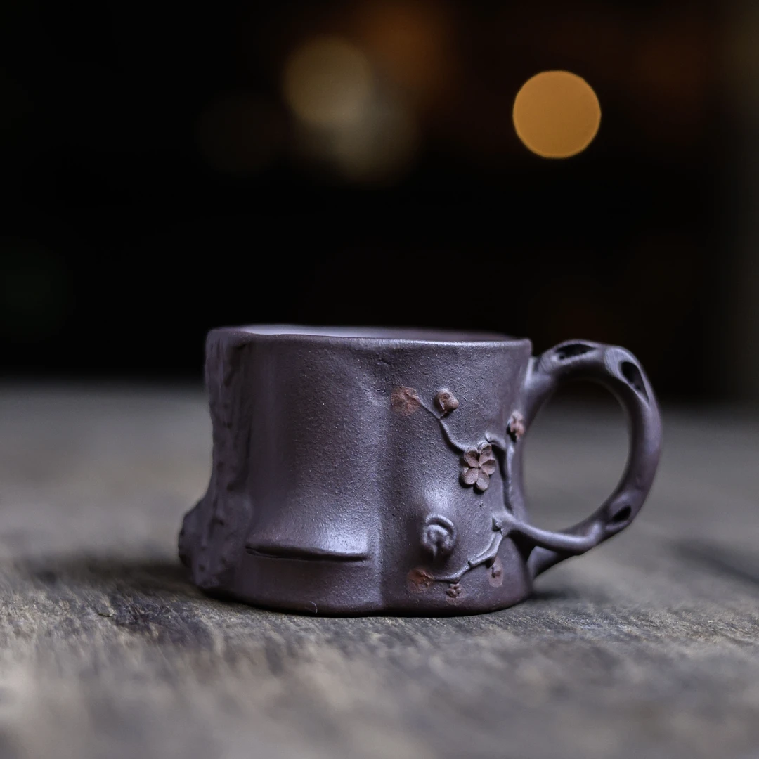 【老王】紫泥梅花杯-75cc（FJP13944）