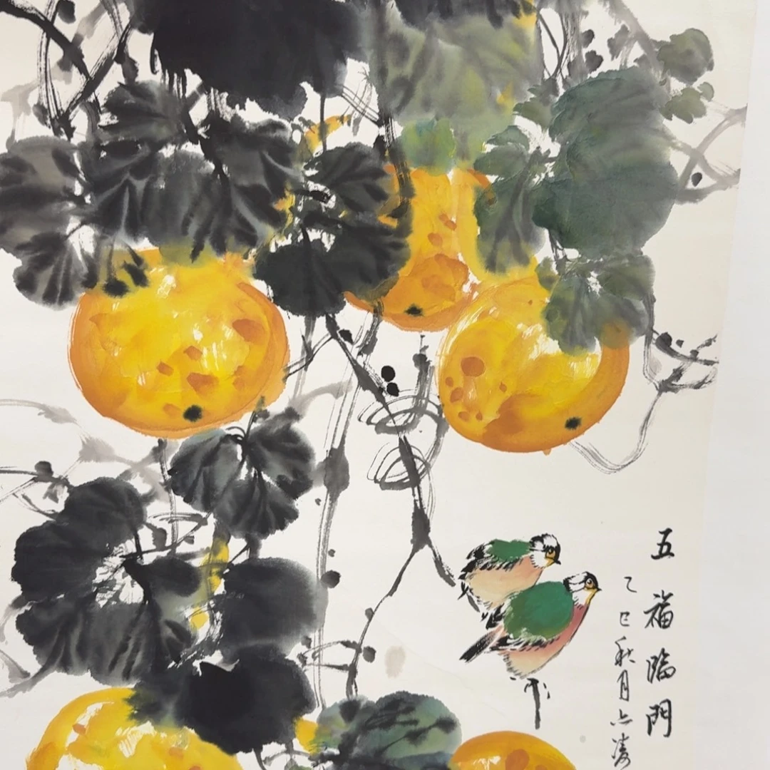 国画国画作品山水花鸟