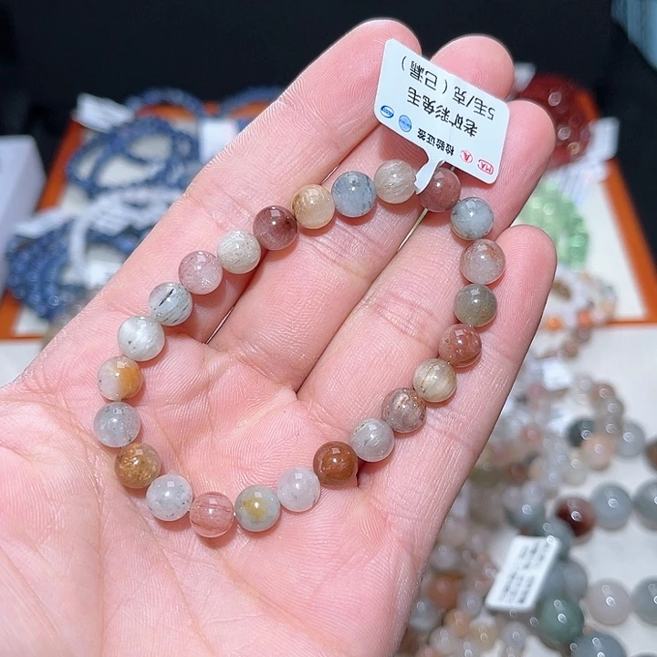 水晶手链未镶嵌166号多样性发一  7+