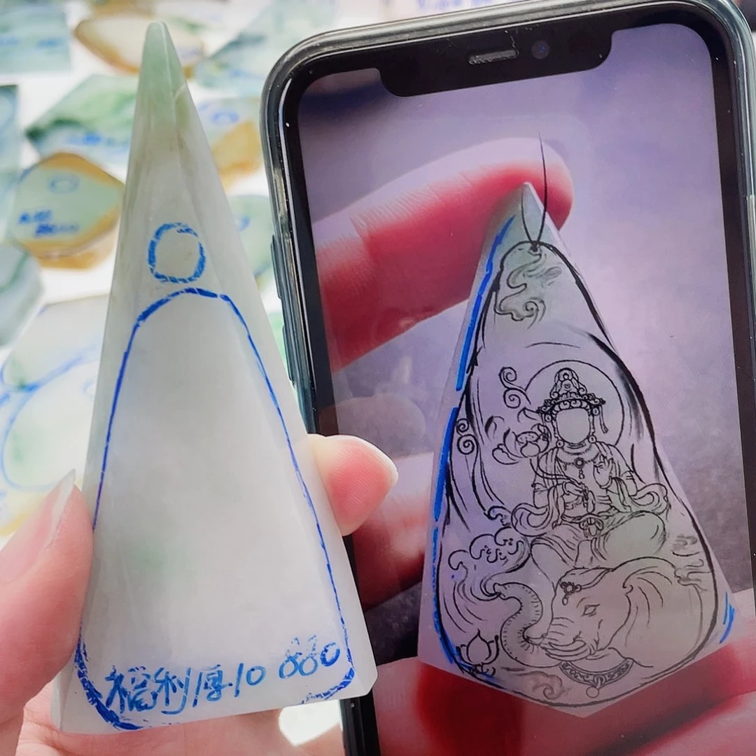 未镶嵌定制翡翠包工