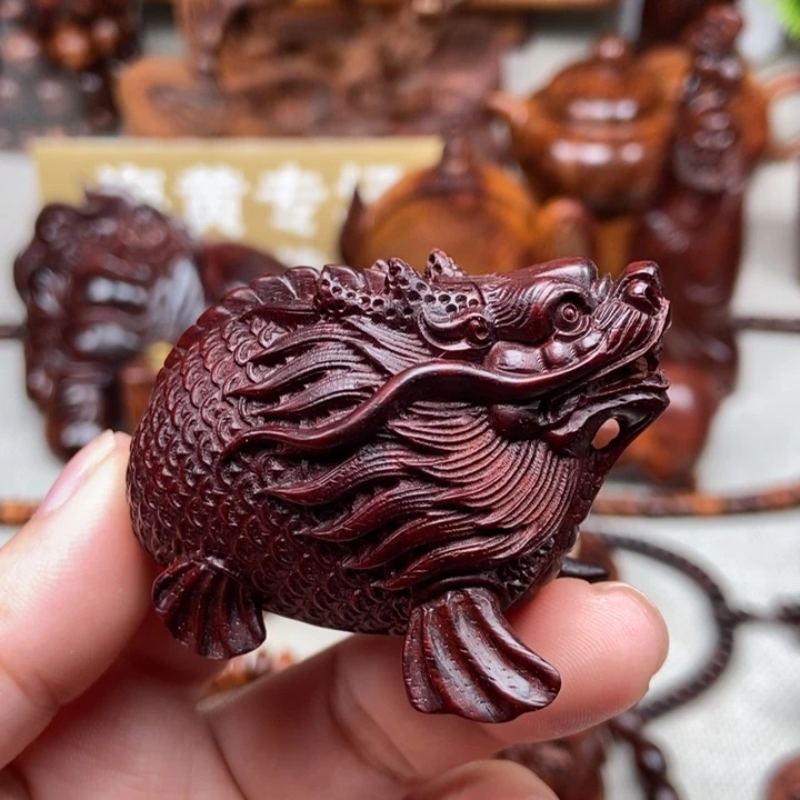 把件黄花梨/降香黄檀紫檀余化龙