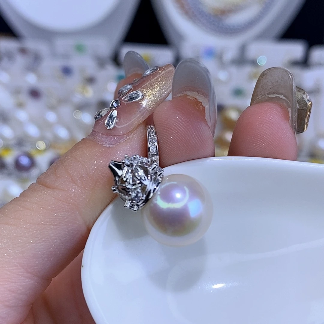 颈饰合金淡水珍珠