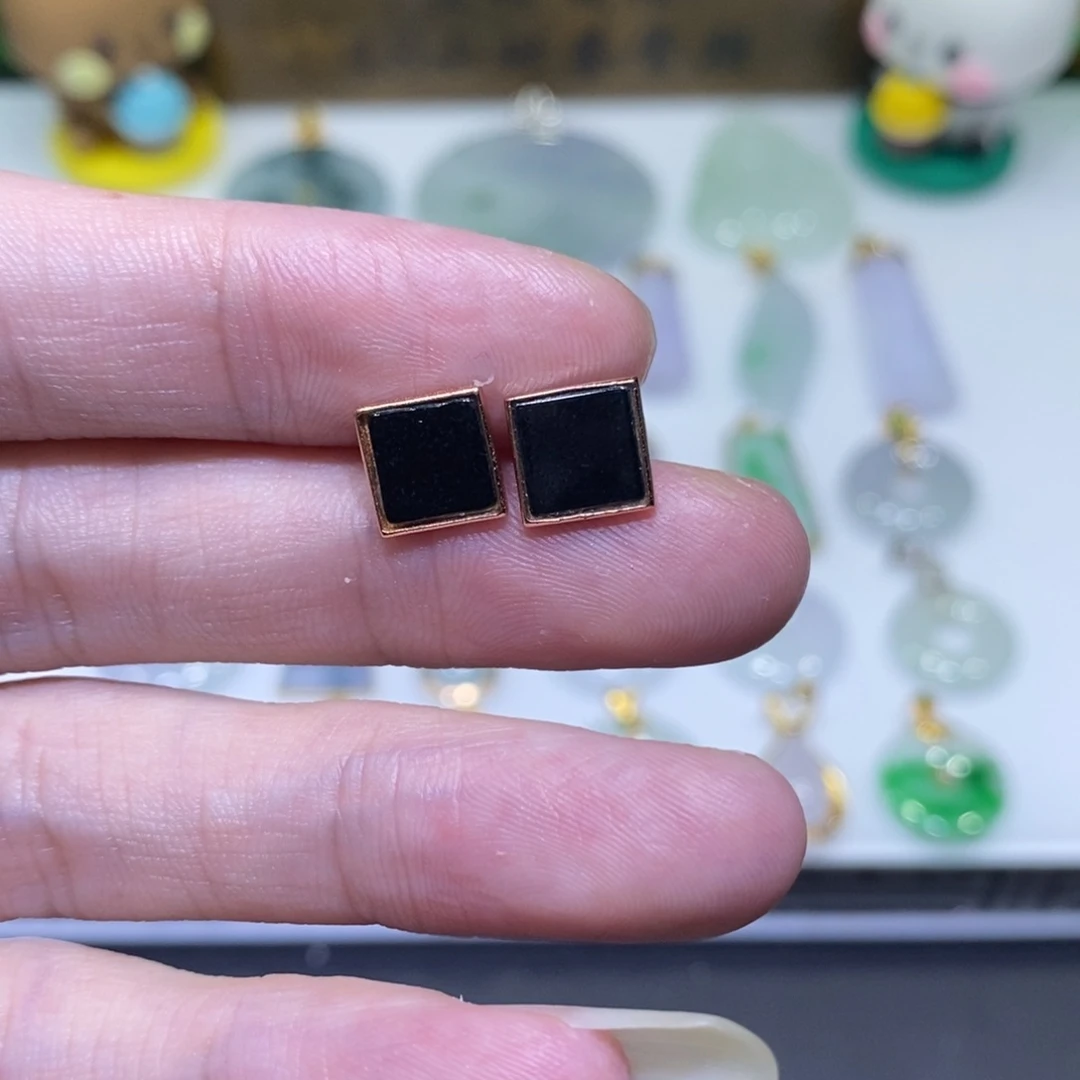 翡翠银S925镶嵌吊坠(不含链)