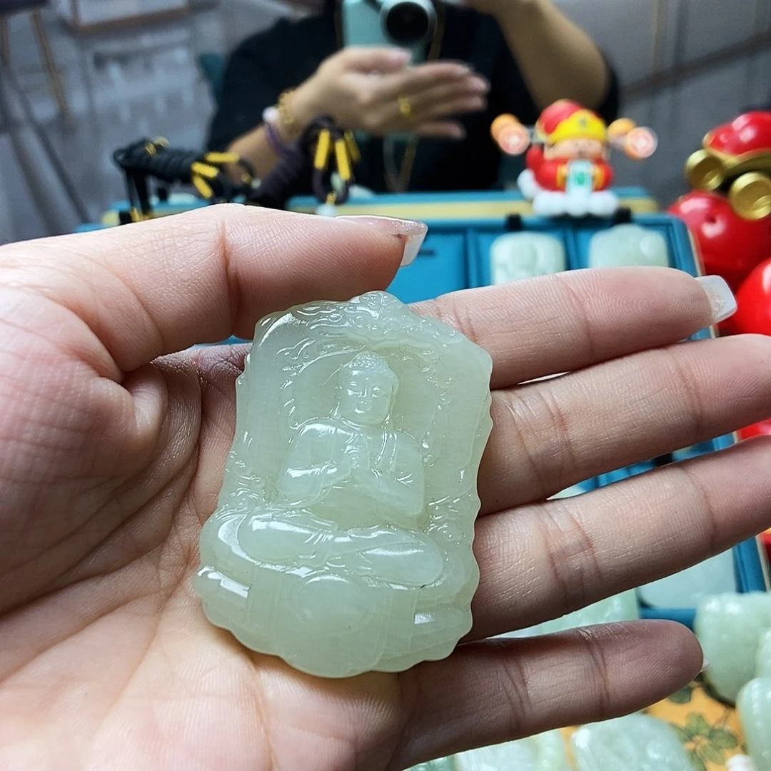 和田玉颈饰未镶嵌南**木