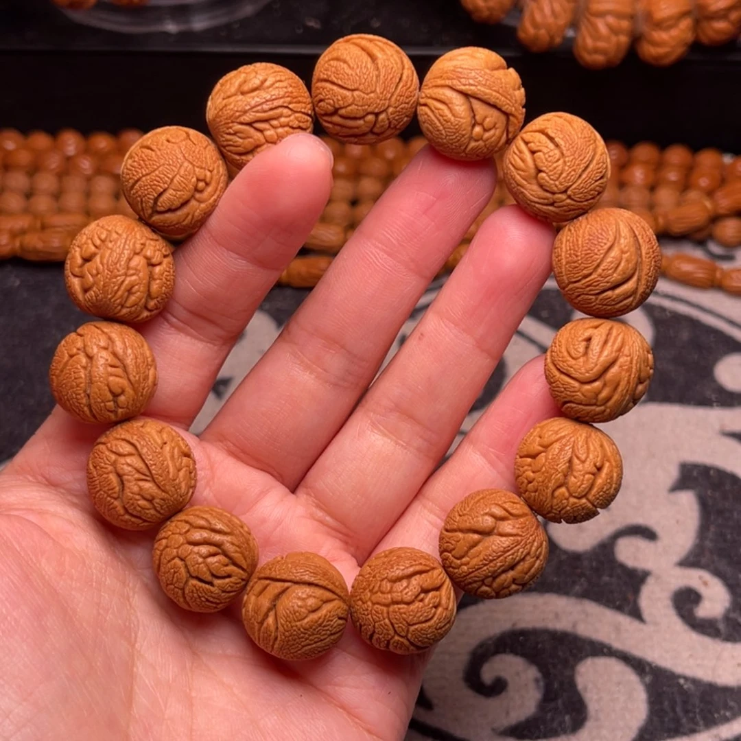 手串桃核龙纹龙珠17