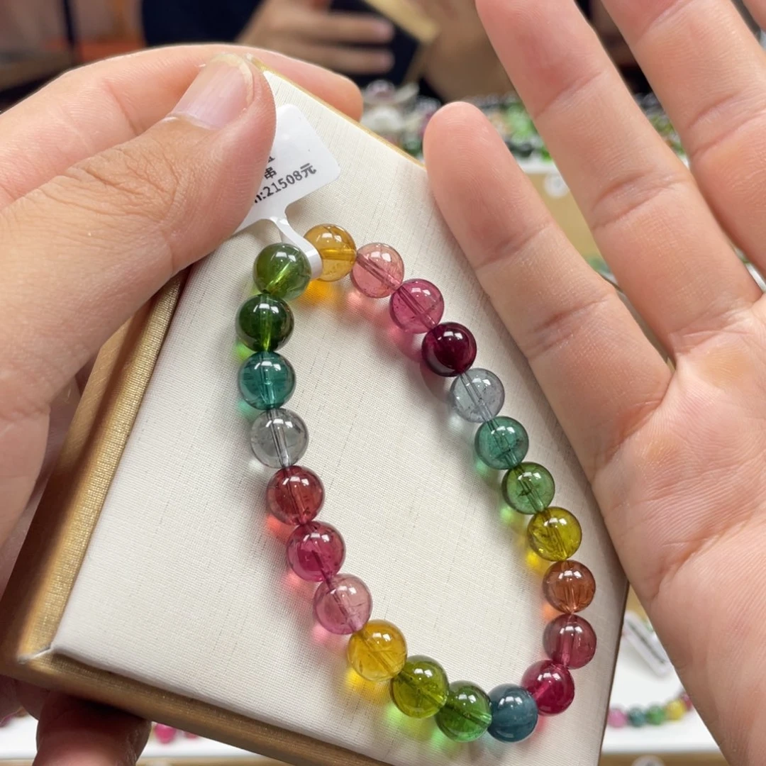 碧玺手串未镶嵌8.5mm.mmmmmmm