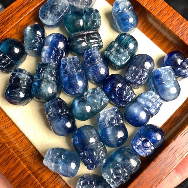 含辰砂工艺品蓝绿晶貔貅配件 DZ106 多样性发其一