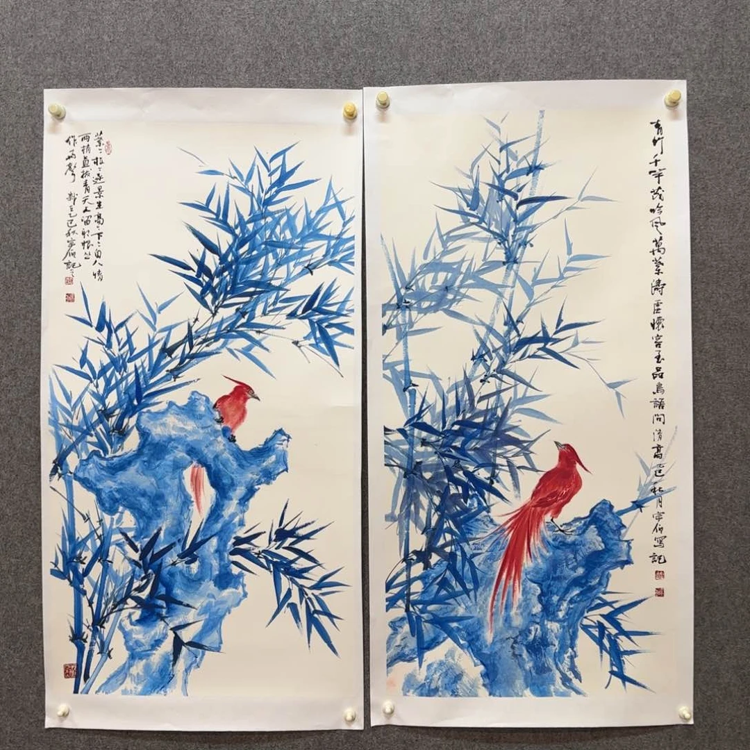 国画谢宗伯老师手绘作品