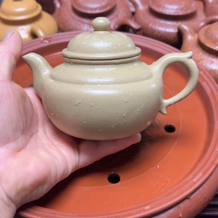 茶壶紫砂宜兴原矿本绿御皇段