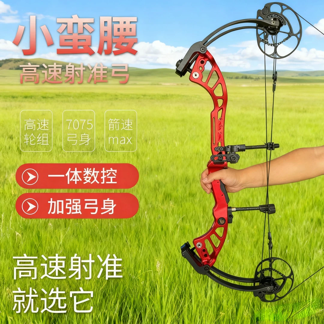外星人小蛮腰射箭复合弓一体式高箭速高精度中空弓窗28轴CNC雕刻