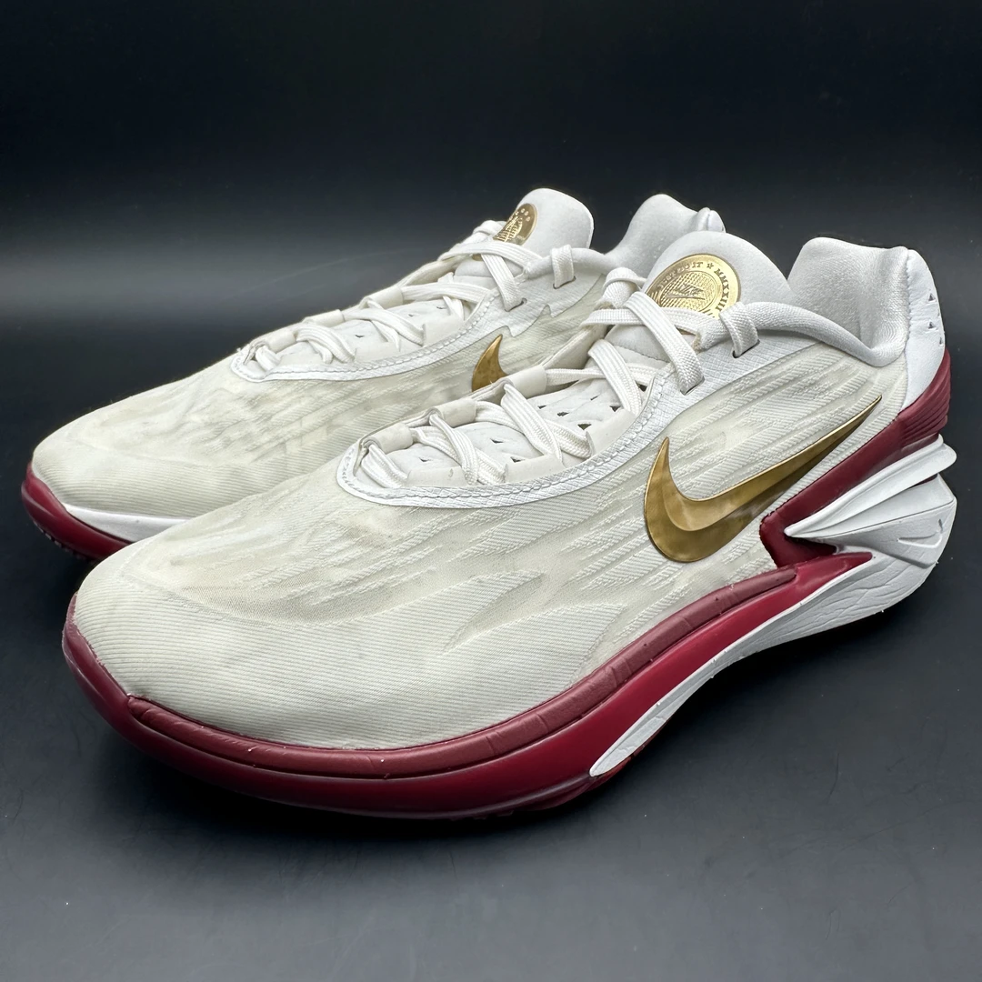 （45码）Nike GTCUT2篮球鞋/白/二手正品/DJ6013-103/左脚气垫瑕疵