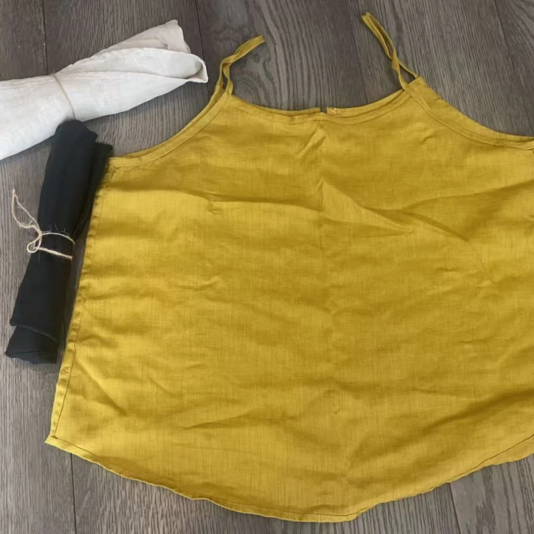 【U.M】隐山素问复古亚麻吊带背心