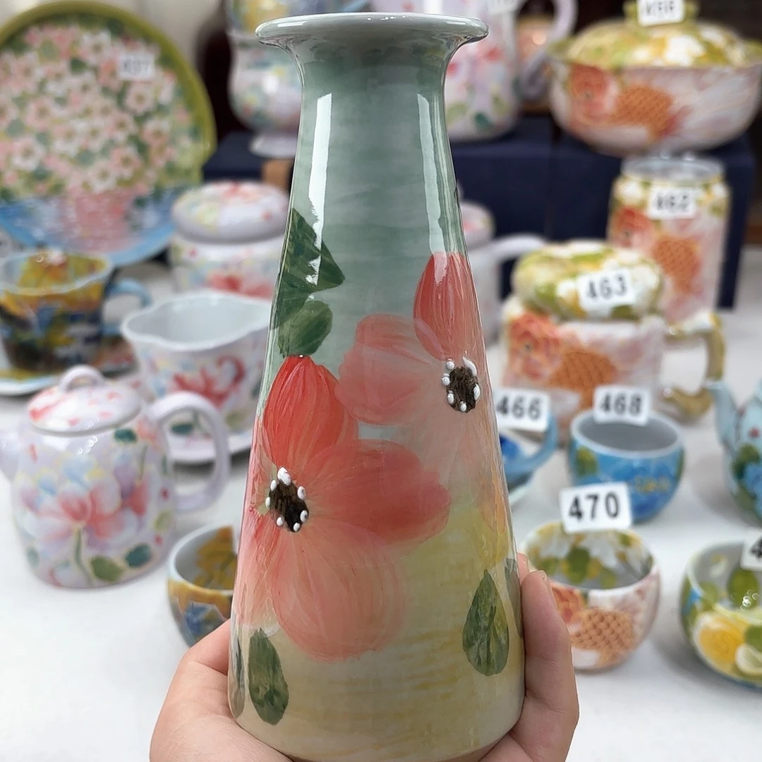 景德镇手绘高温釉下彩陶瓷茶具