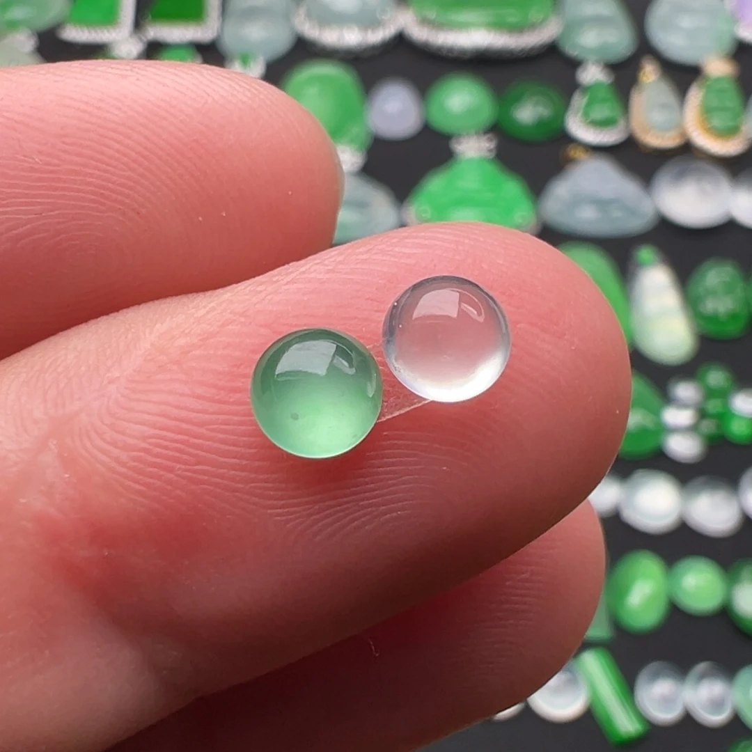 翡翠颈饰未镶嵌AB 款