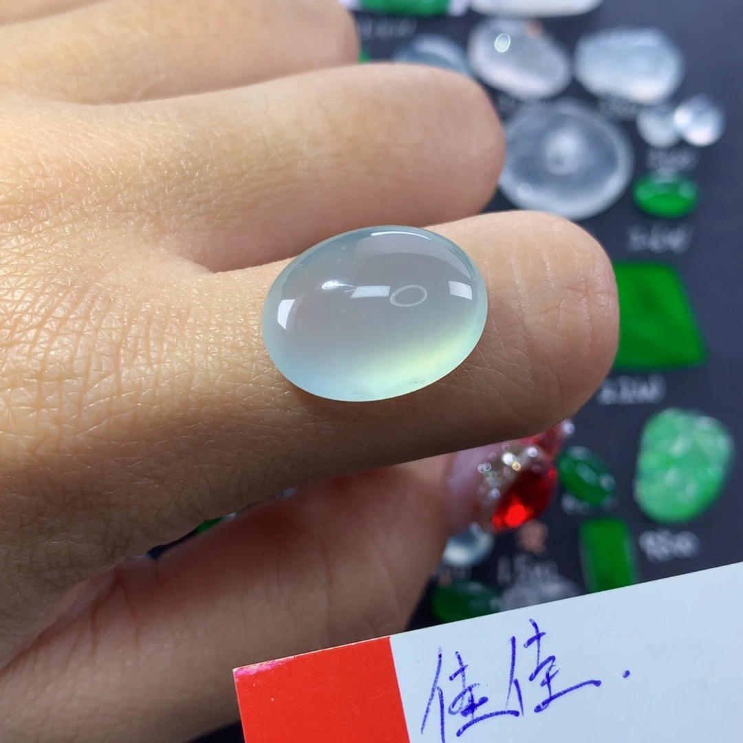 翡翠颈饰未镶嵌纯天然缅甸A货翡翠