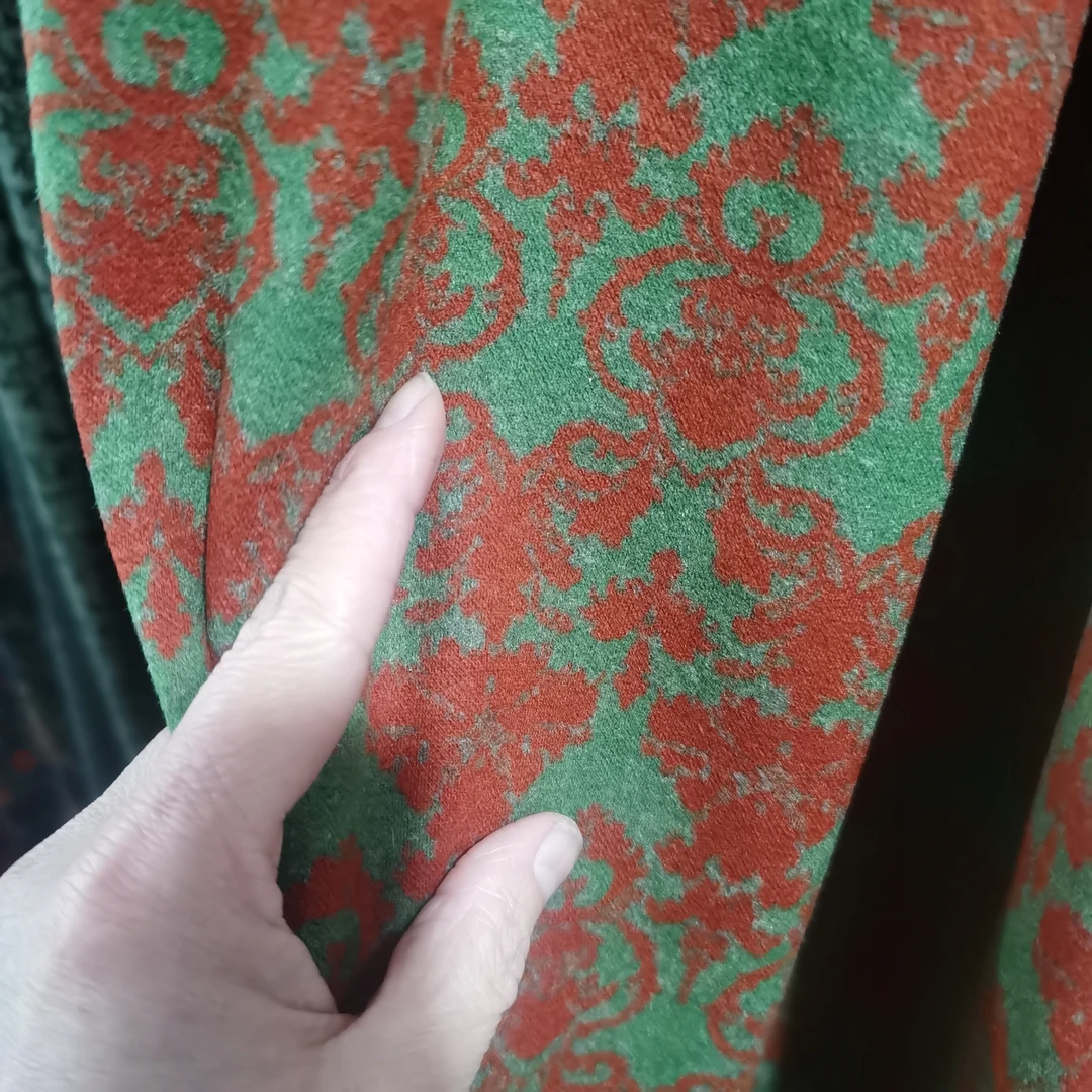 奥绒布料宋锦花1.2米