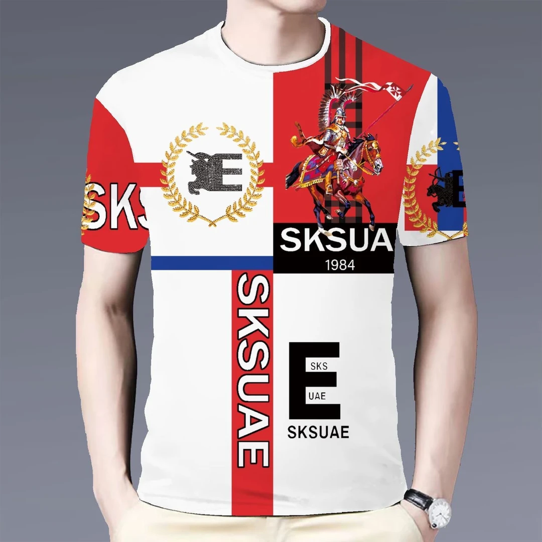 夏季印花短袖3D数码印花短袖T恤时尚男士圆领个性黑色t恤T恤衫