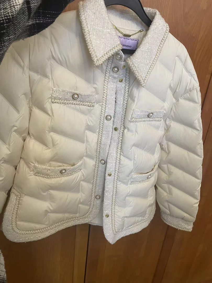 MAXRIENY玛克茜妮秋冬羽绒服小香风MS88DC528A10