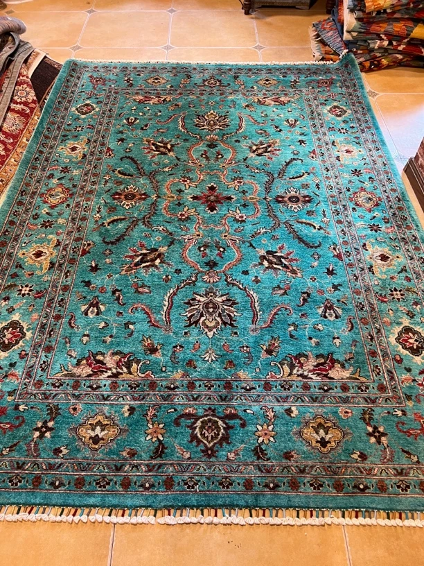 阿富汗手工地毯180x249