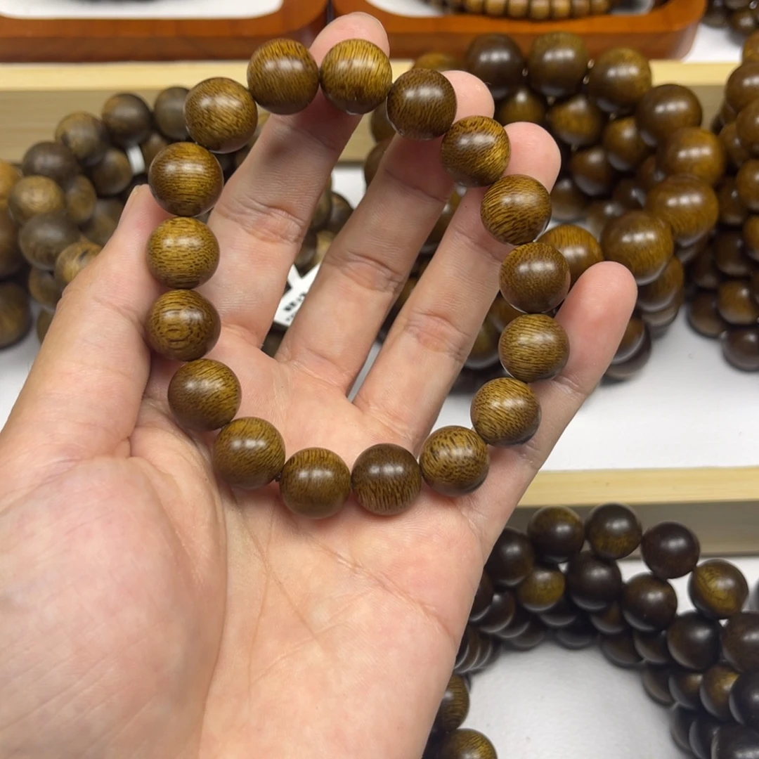 铜***哥沉香手串越南芽庄黄棋楠1.2