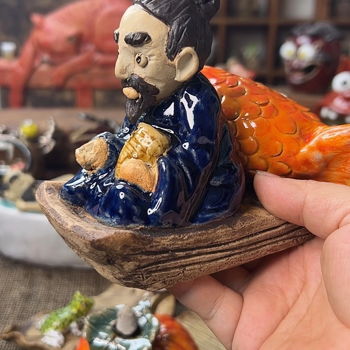 化***）鱼陶瓷摆件123522222222222222