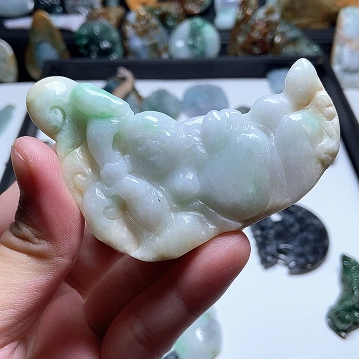 翡翠未镶嵌颈饰翡翠a货