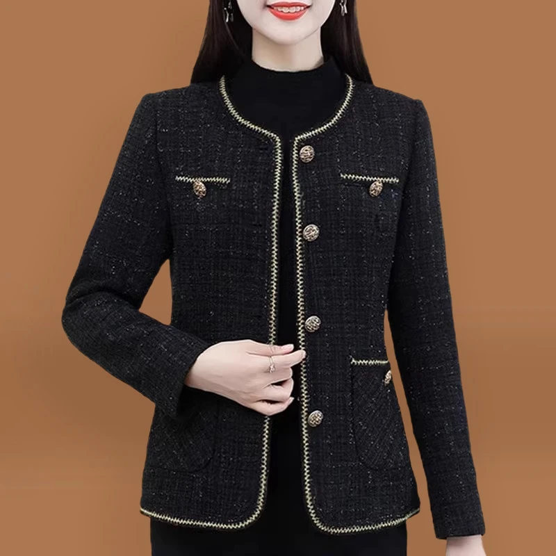 小香风女外套2025新款爆款春秋冬短款欧货洋气西装高端贵夫人品牌